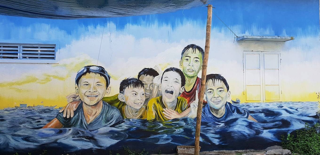 Làng bích họa Hải Sơn - Bức tranh sống động giữa núi rừng