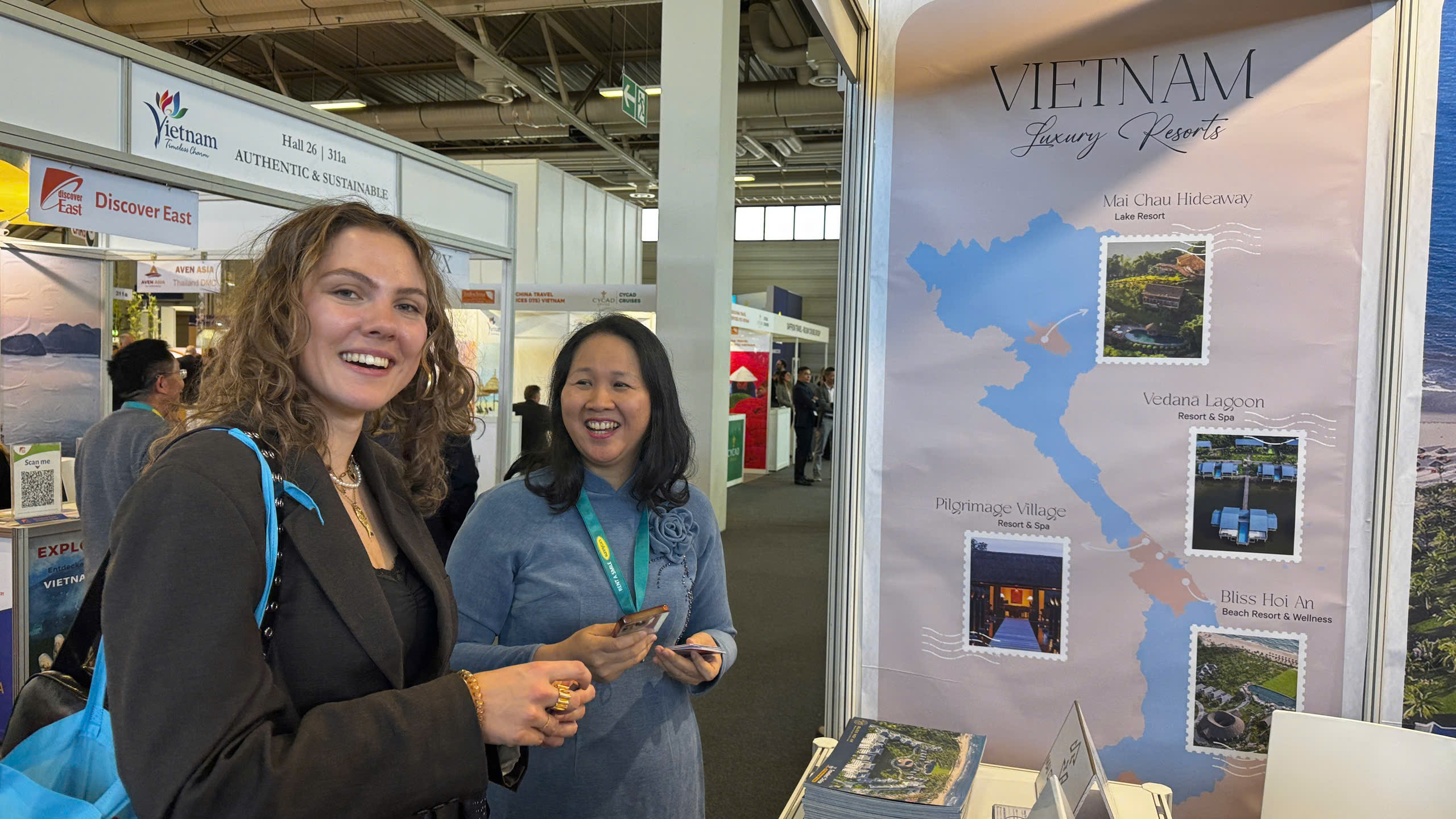 Mai Chau Hideaway Lake Resort participated in ITB Berlin 2026, promoting Vietnam’s eco-resort tourism to the world