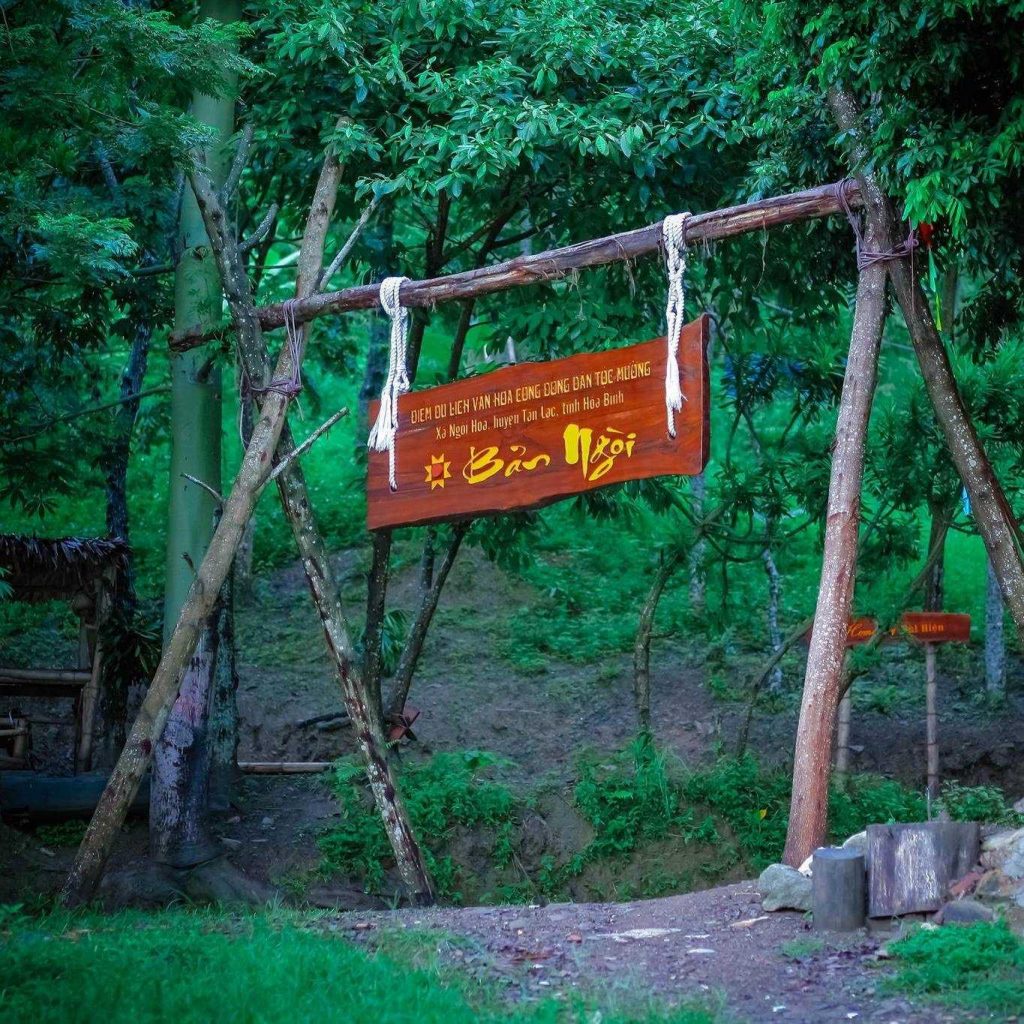 Bản Ngòi Hoa Hòa Bình - Trải nghiệm du lịch sinh thái giữa lòng hồ Hòa Bình