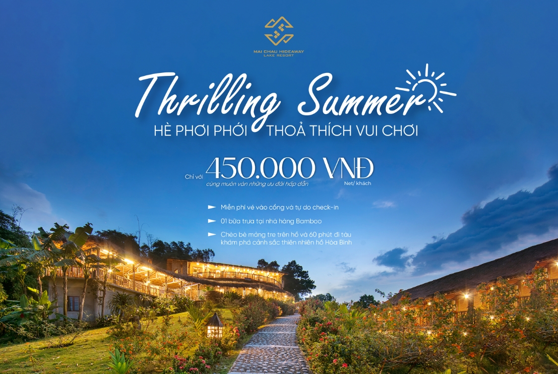 THRILLING SUMMER - HÈ PHƠI PHỚI, THỎA THÍCH VUI CHƠI TRONG NGÀY