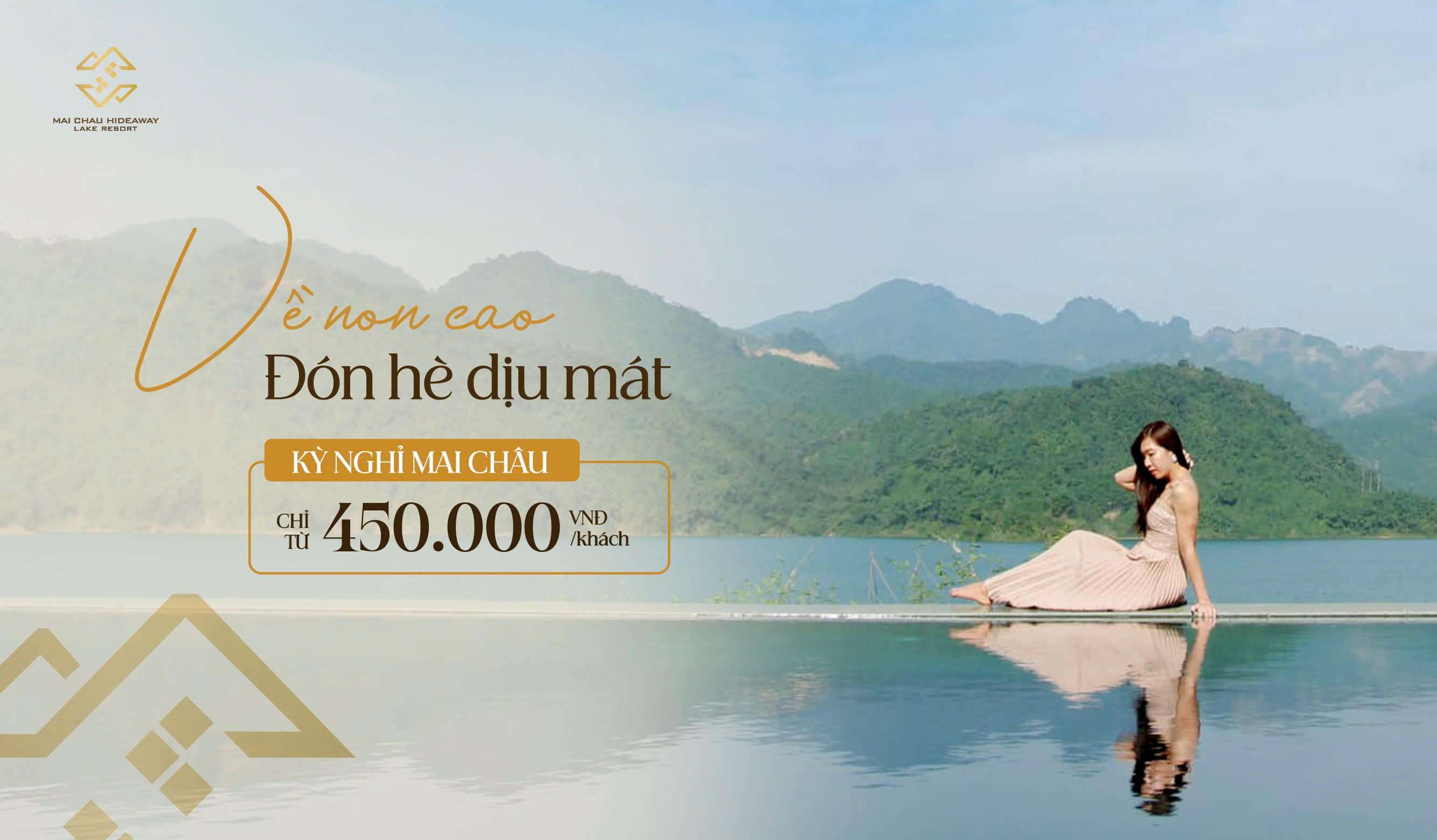 VỀ NON CAO, ĐÓN HÈ DỊU MÁT  KỲ NGHỈ MAI CHÂU CHỈ 450.000 VNĐ/KHÁCH