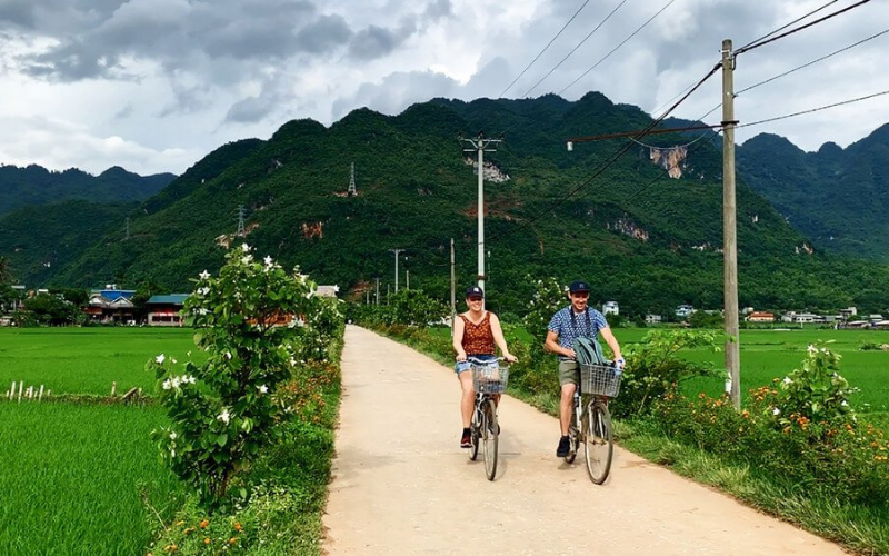 Tour đạp xe Mai Châu 1/2 ngày