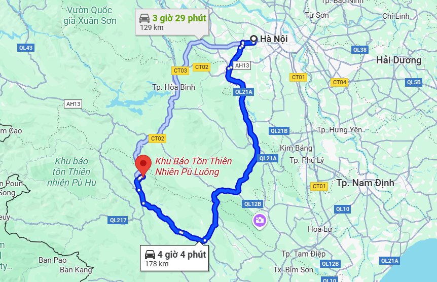 Đường đi Pù Luông có khó không?