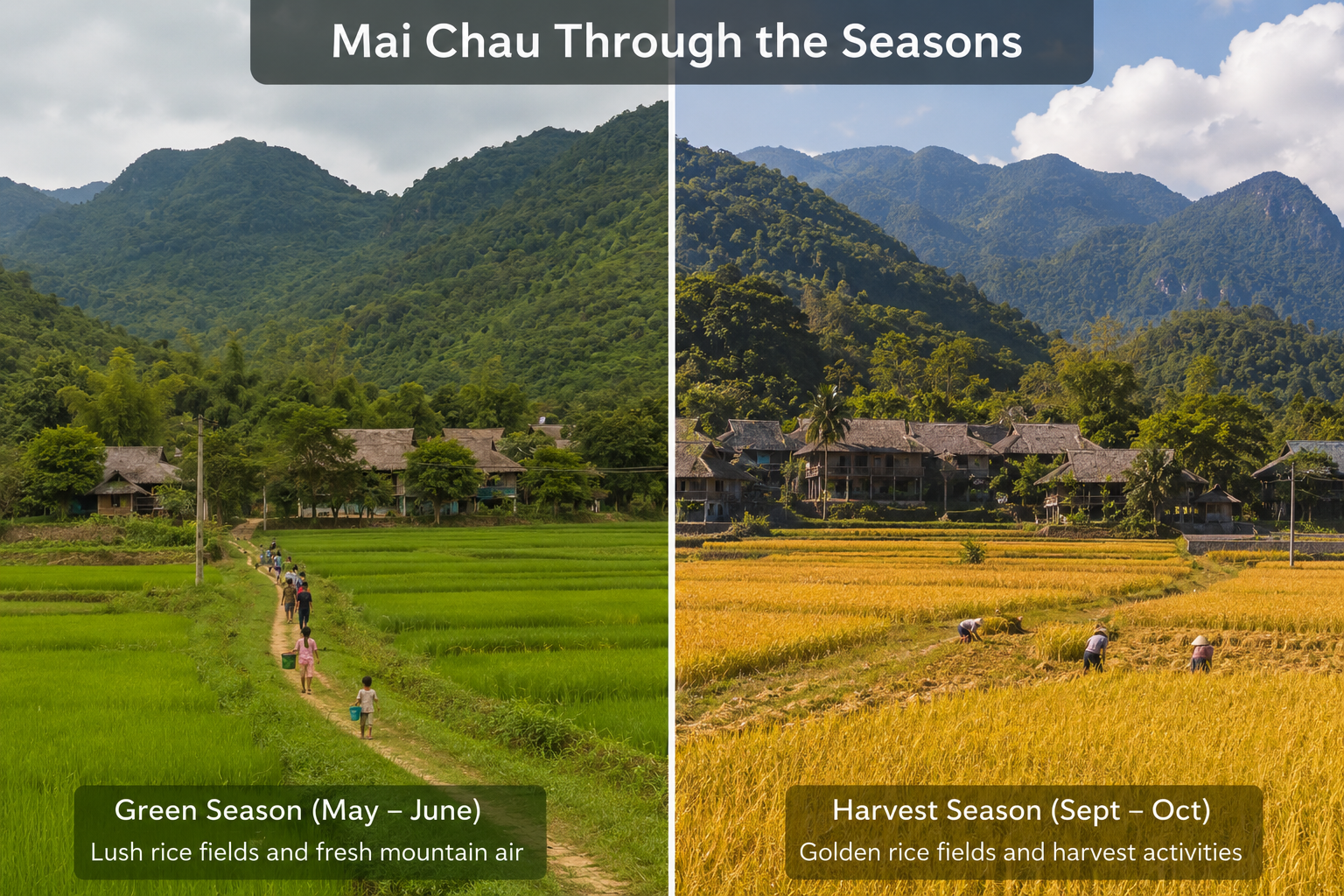 Mai Chau Through the seasons