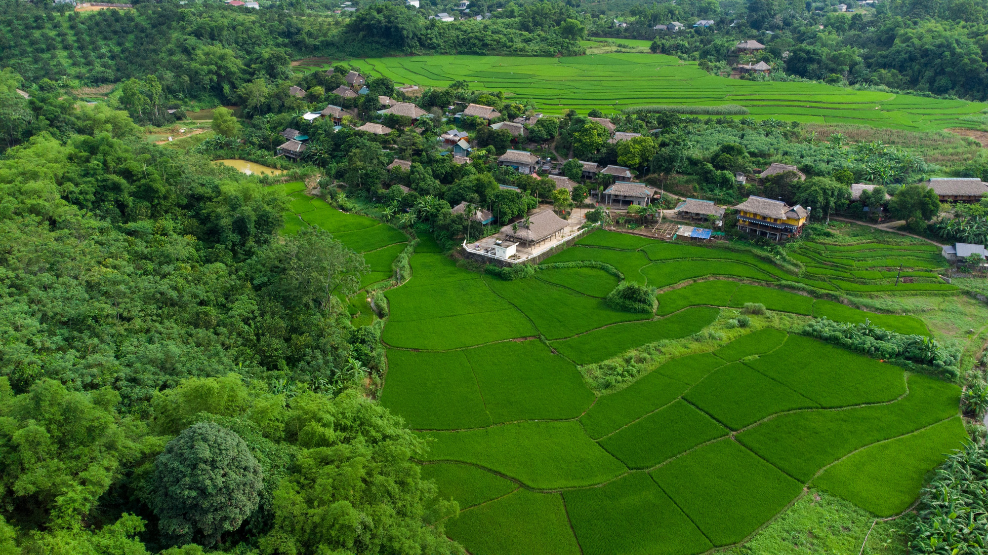 Bản làng của người Mường ở Hòa Bình