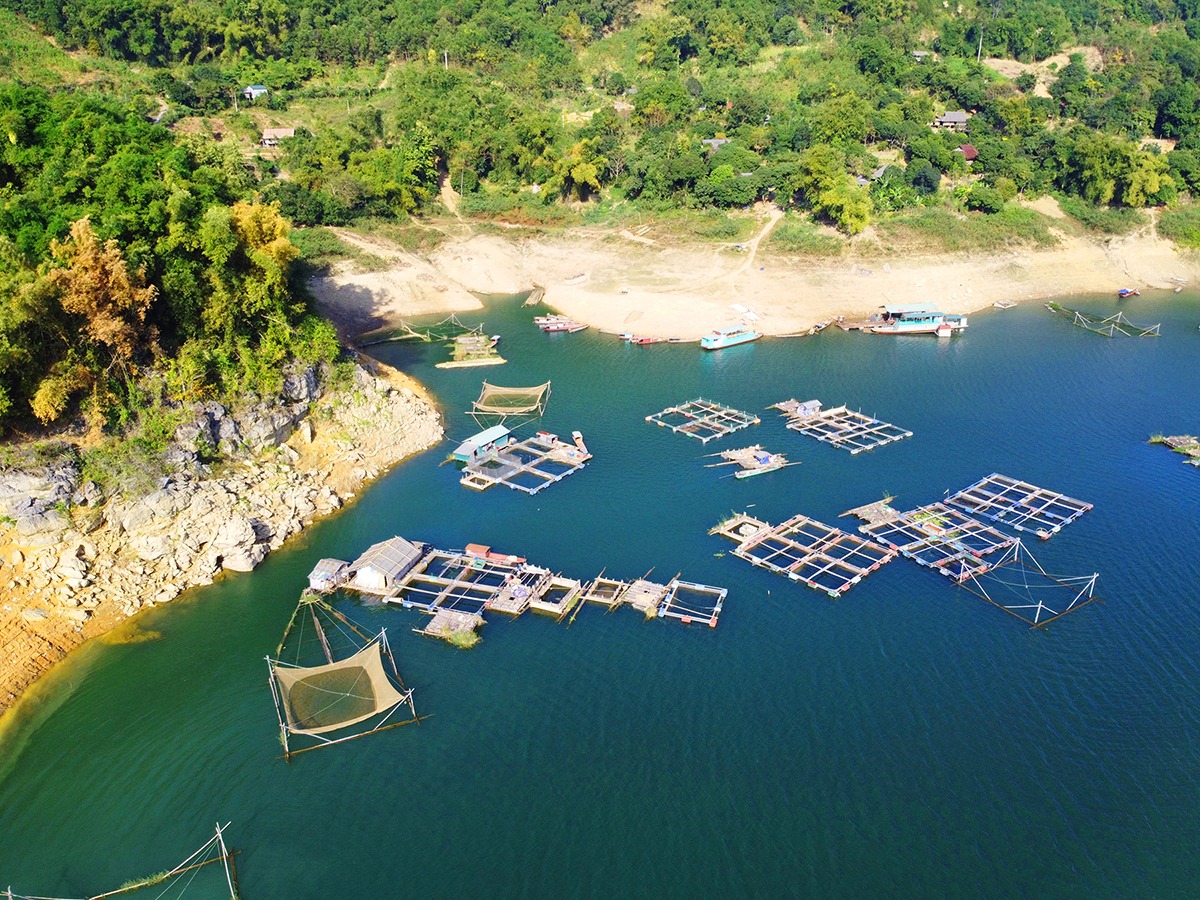 Cảng Thung Nai (Nguồn: Mai Chau Hideaway Lake Resort)