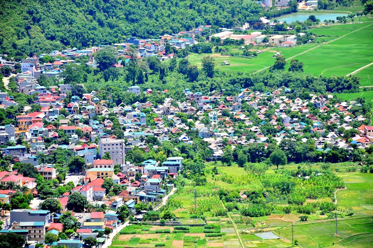 Mai Chau town 