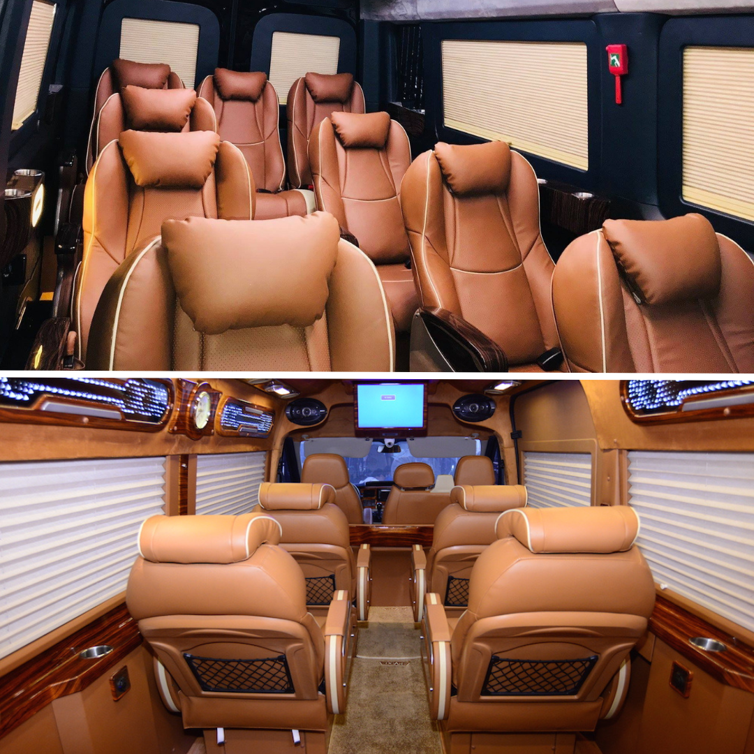 Luxury limousine van (source: 12 Go)