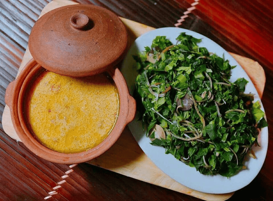 Rau sạch Mai Châu làm nên những món ăn tươi ngon (nguồn: PATO)