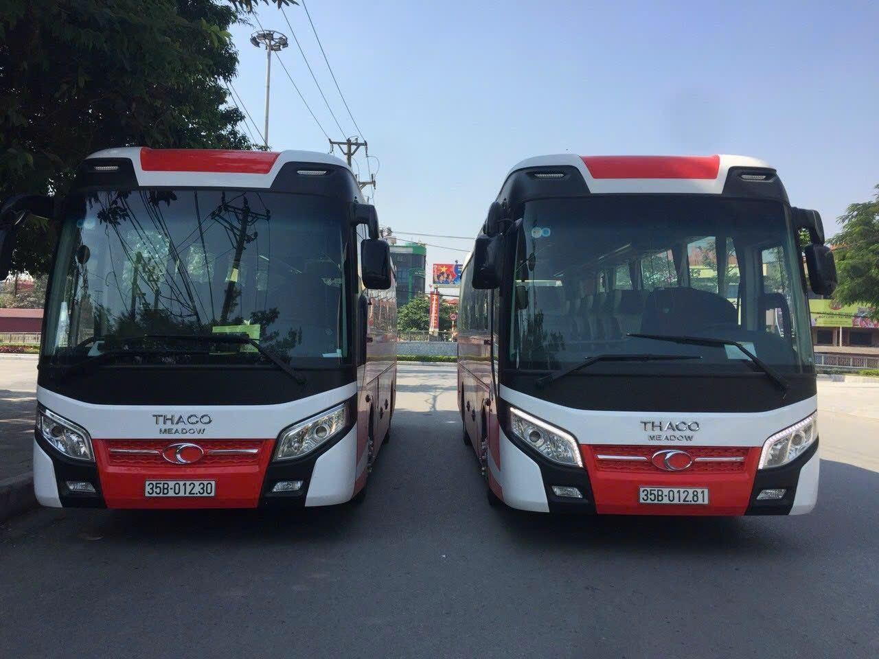 Tourist buses are the most popular choice for both domestic and international travelers moving between Mai Chau and Ninh Binh (source: 12Go)