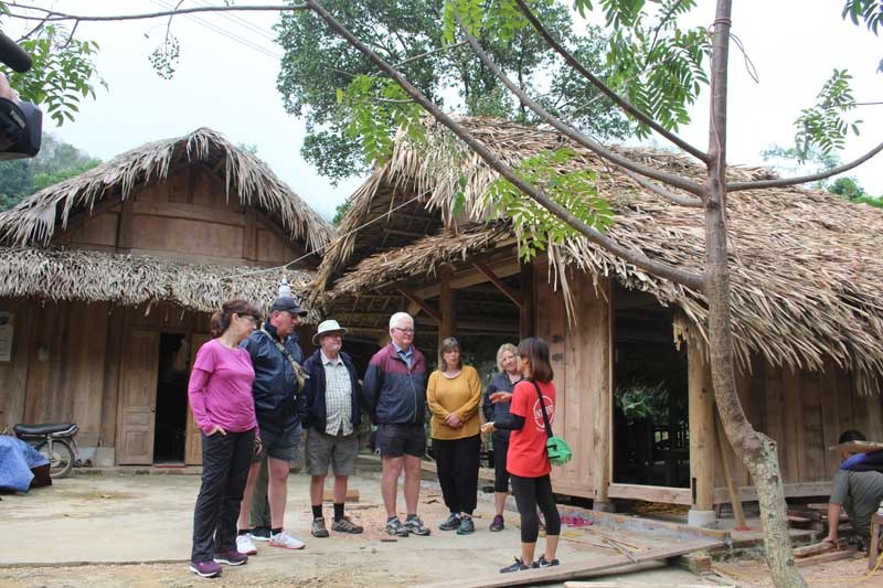 Kiến trúc nhà đất (nhà trệt) của người Dao (Nguồn: Notesbook)