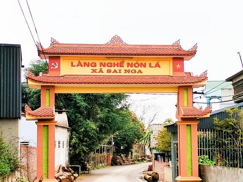 Làng nghề nón lá Sai Nga