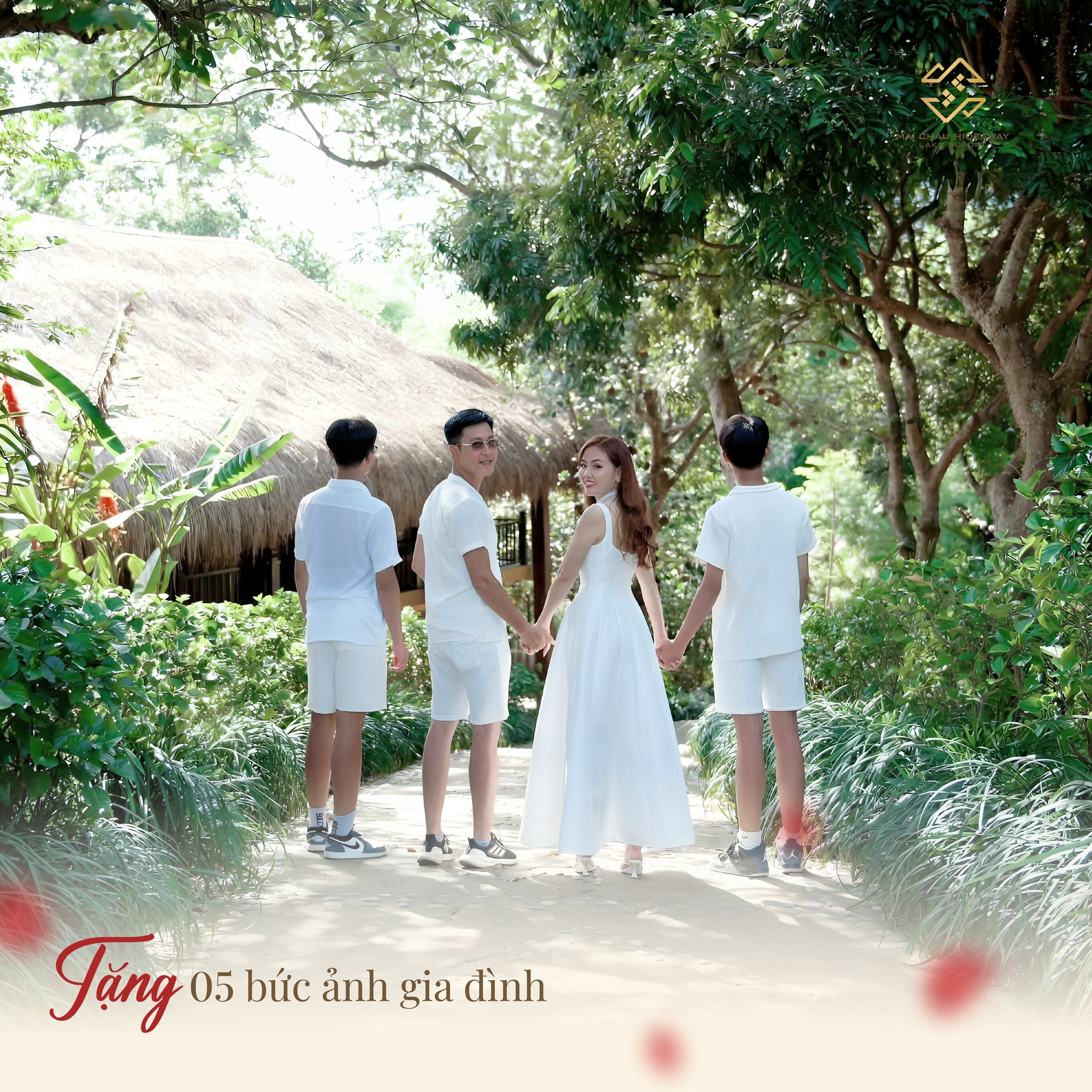 XUÂN SUM VẦY, TẾT YÊU THƯƠNG ƯU ĐÃI NGHỈ DƯỠNG THƯ THÁI BÊN HỒ TẠI MAI CHÂU 